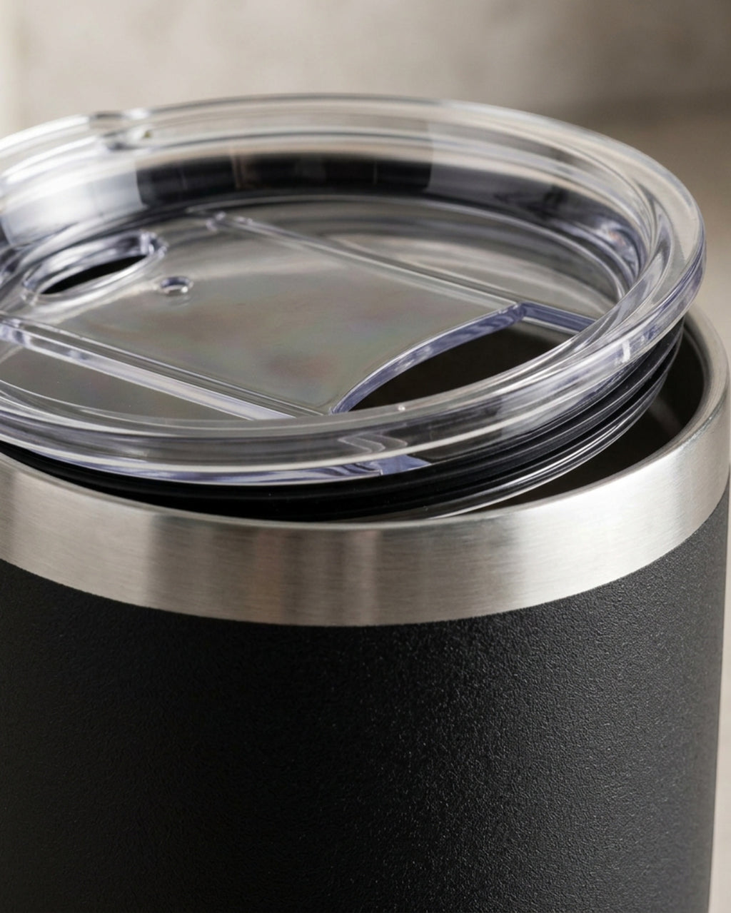 Neatvia Insulated Tumbler Matte Black 20 oz with Slider Lid