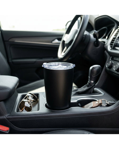 Neatvia Insulated Tumbler Matte Black 20 oz with Slider Lid