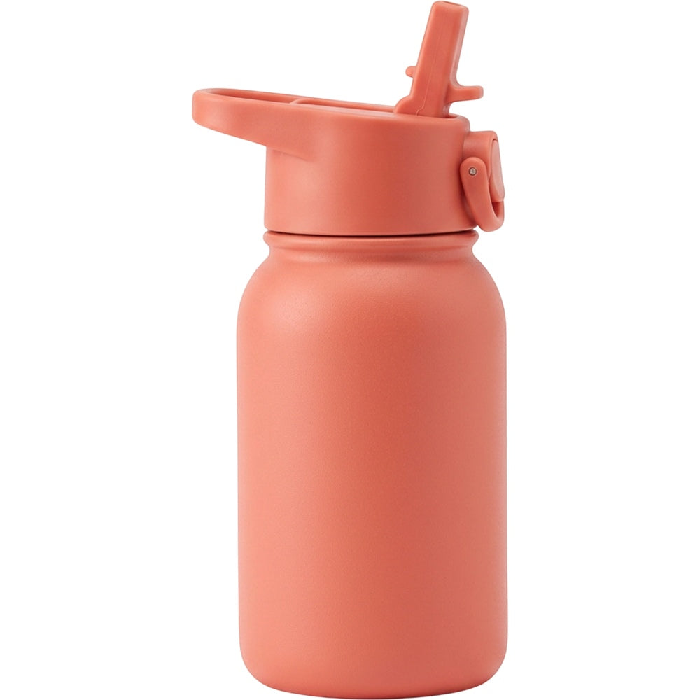 Neatvia Kids Insulated Bottle Coral 14 oz with Straw Cap