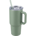 Neatvia Straw Tumbler Sage 30 oz with Handle